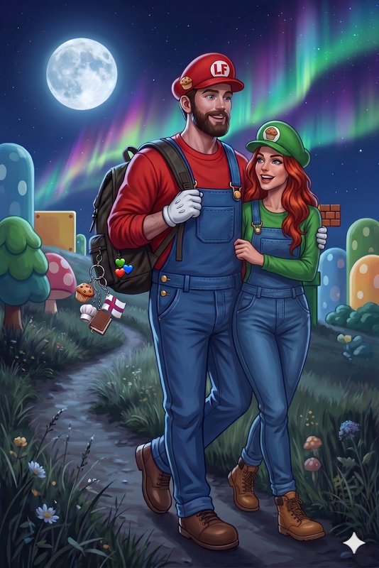 Luigi and Mario