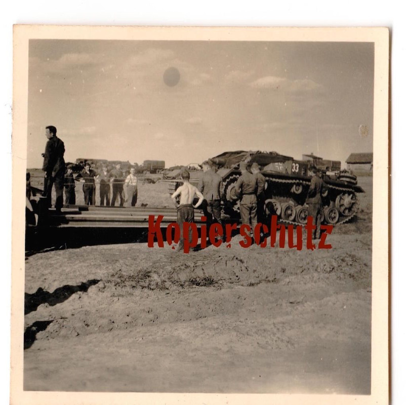 Orig. Foto Panzer StuG Sturmgeschütz-Abteilung 2