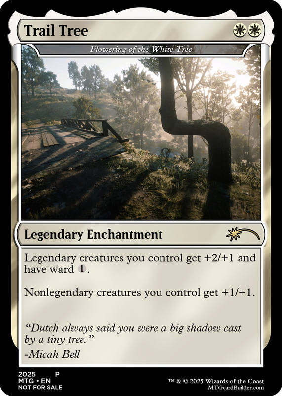 Flowering of the White Tree (Trail Tree)