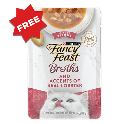 Indulge Your Cat with a FREE Fancy Feast Broths Seafood Bisque from Purina Indulge Your Cat with a FREE Fancy Feast Broths Seafood Bisque from Purina