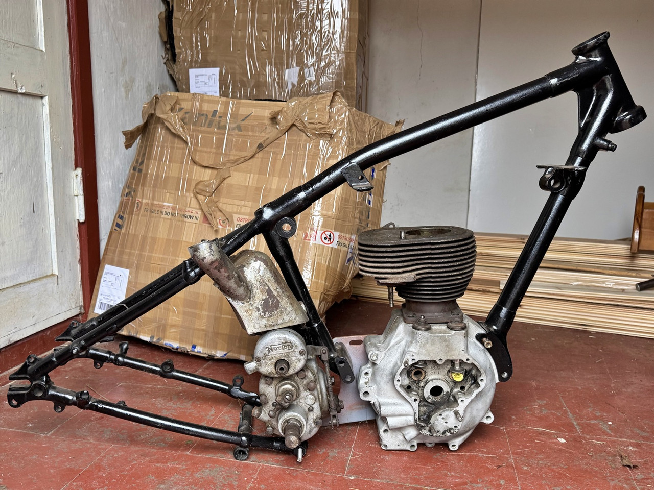 Norton project identification – plunger frame 435xx, 79x100 engine (1920s/30s/40s?)