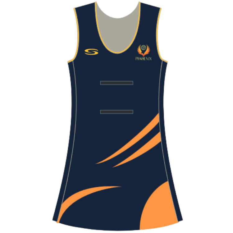 Phoenix Netball Club (Wotton) - Bespoke Netball Dress| Serious Sport Phoenix Netball Club (Wotton) - Bespoke Netball Dress| Serious Sport
