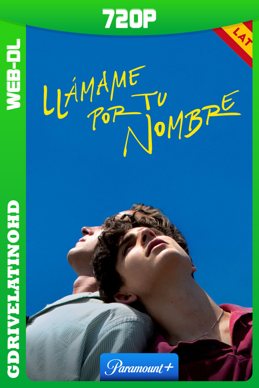 Llámame por tu nombre (2017) WEB-DL 720p Latino-Inglés-Portugués