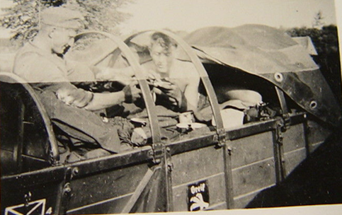Greif ID  field wagon with the unit marking (Greif) of the 122th infantry division