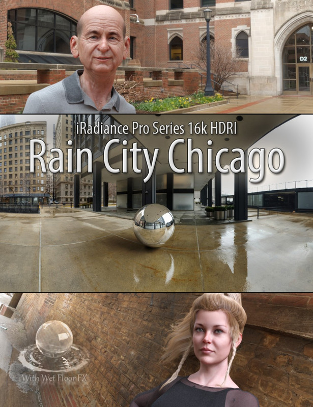 iRadiance Pro Series 16k HDRIs – Rain City Chicago