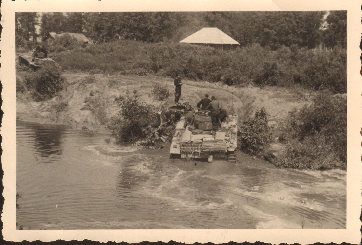 Flußüberquerung Russland,