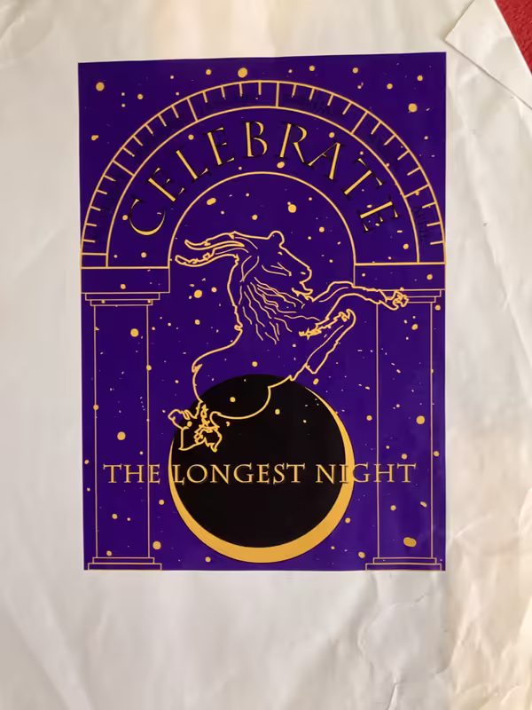 Early concept for holiday card