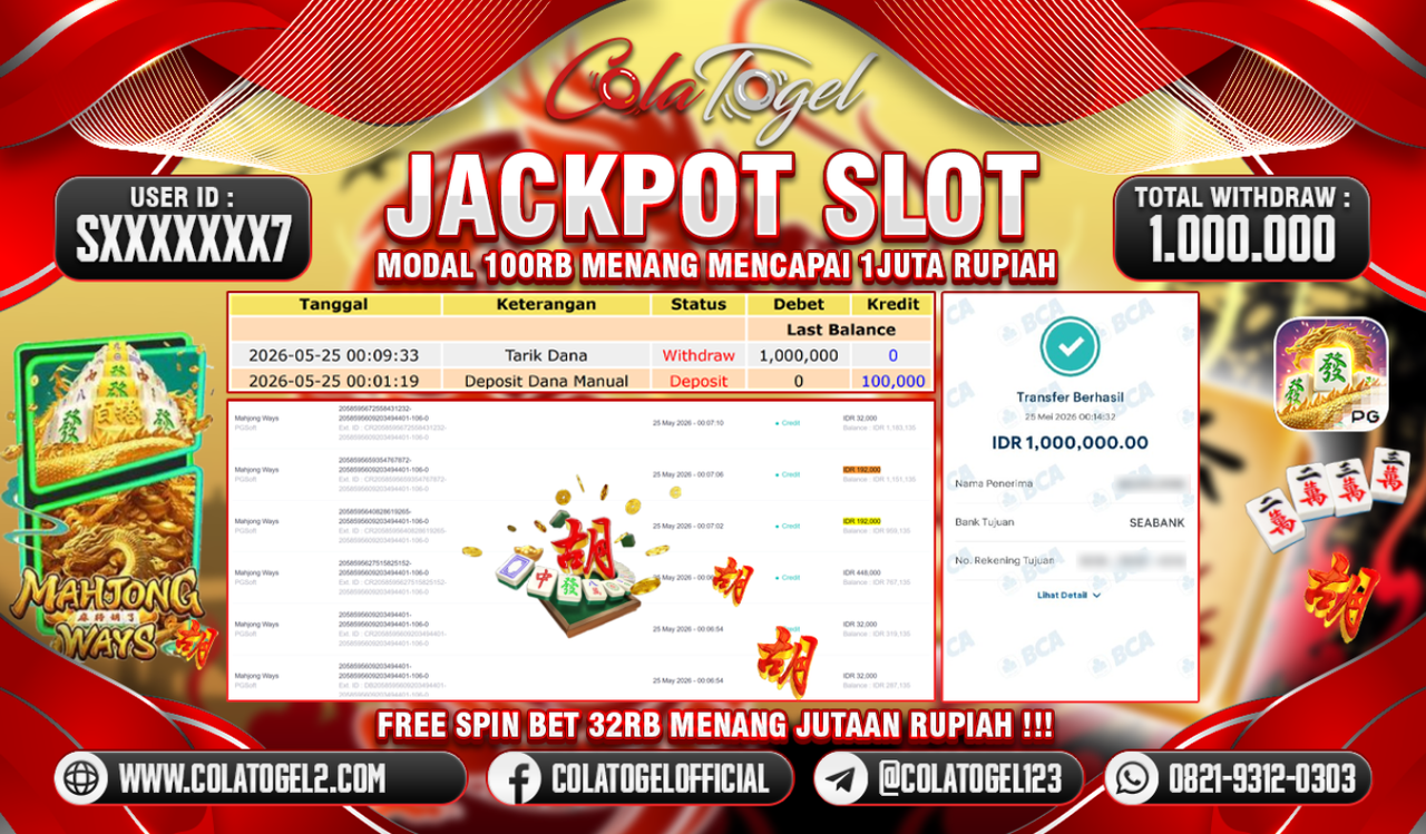 JACKPOT SLOT GACOR!!