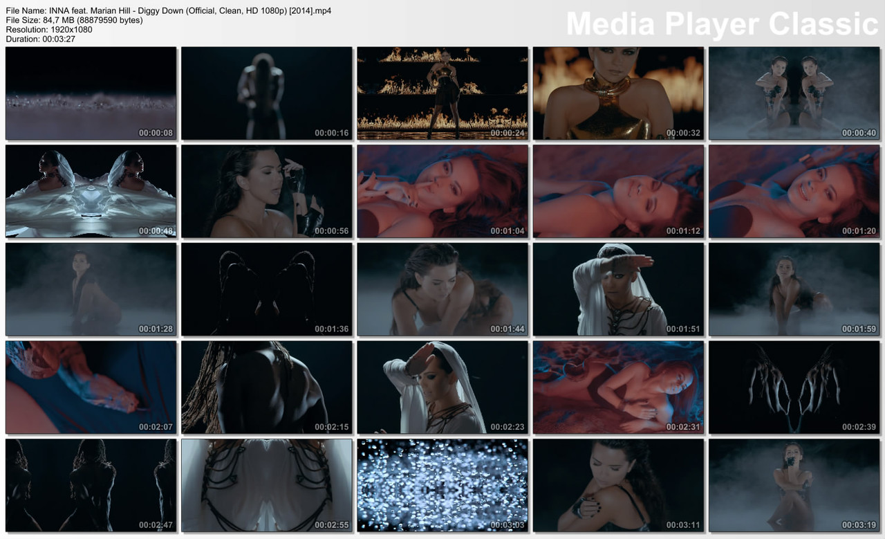 INNA feat. Marian Hill - Diggy Down (Official, Clean, HD 1080p) [2014]