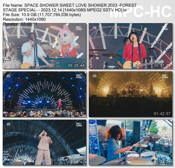 [TV-Variety] SPACE SHOWER SWEET LOVE SHOWER 2023 -FOREST STAGE SPECIAL- (SSTV 2023.12.14)