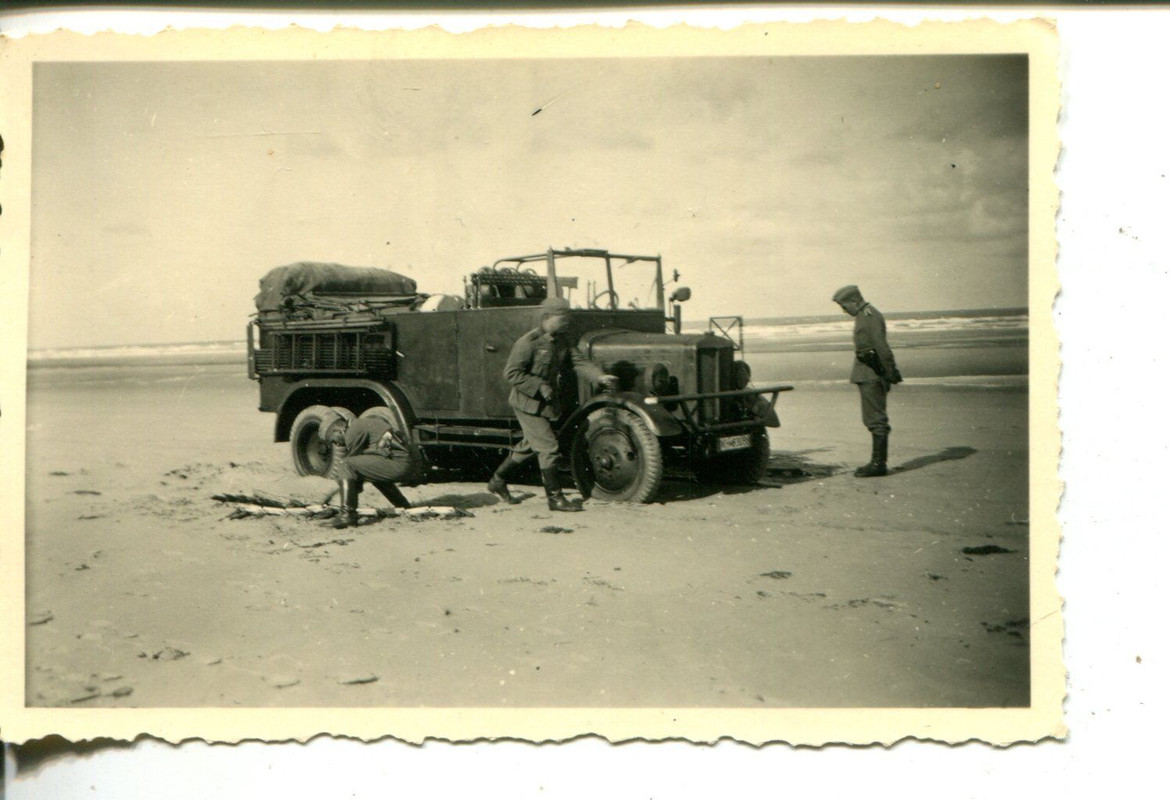 Orig.Foto Fernsprech-Kw. Büssing-NAG G 31 Kfz 77