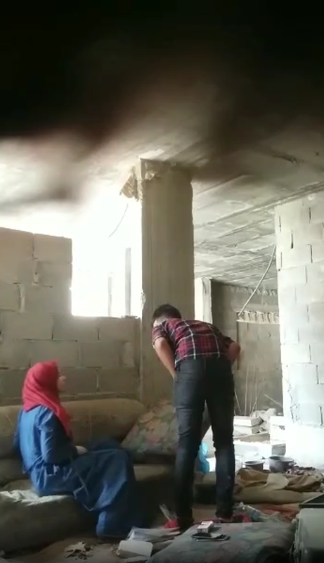 Muslim Girl Sex With Lover in Contruction Building