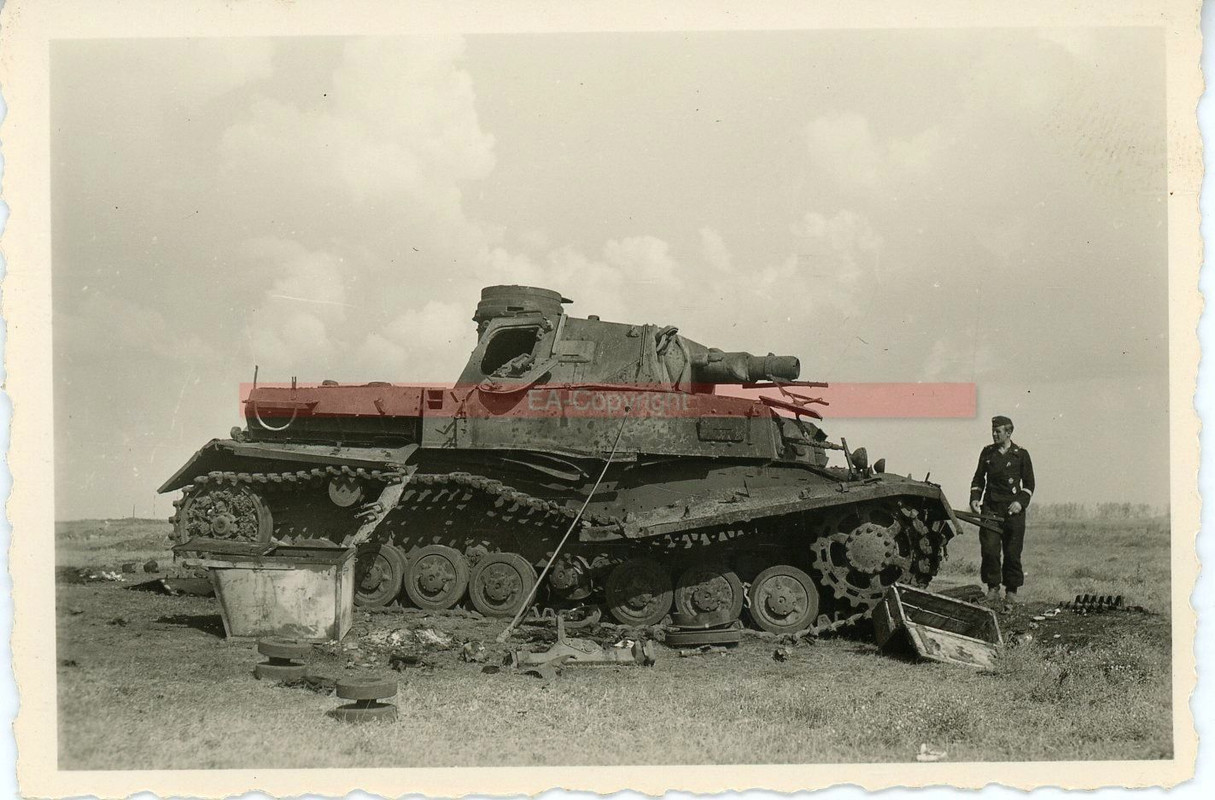 Panzer IV Tank Kämpfe Russland Foto