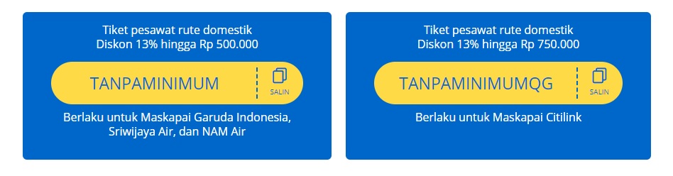 Kode promo diskon