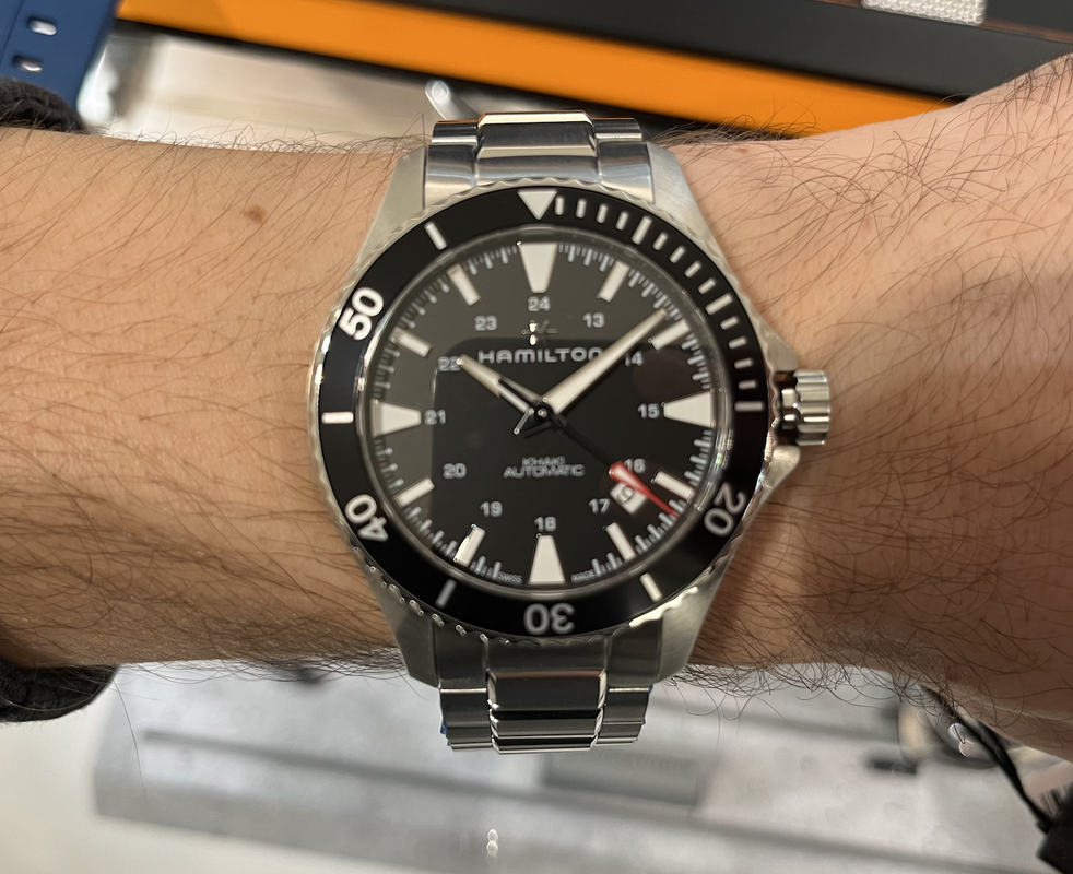 A la recherche d'une 2e montre auto : besoin de conseils - Page 2 Hamilton-Scuba-Noir