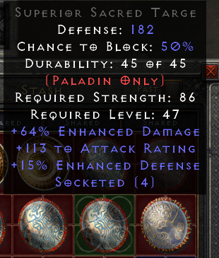 Eth 15ed 65ed Sacred Targe Sacred Rondache Topic D2jsp