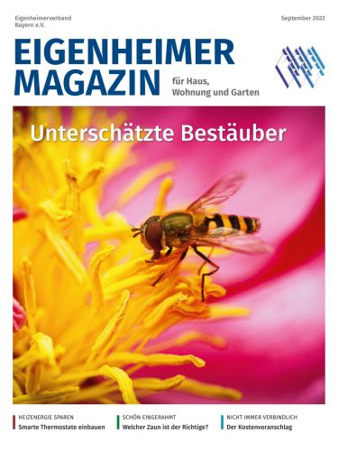 Cover: Eigenheimer aktuell Magazin No 09 September 2022 Cover: Eigenheimer aktuell Magazin No 09 September 2022