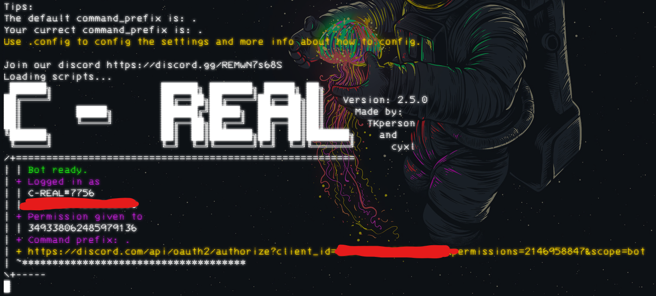 c-realV2 setup completed image
