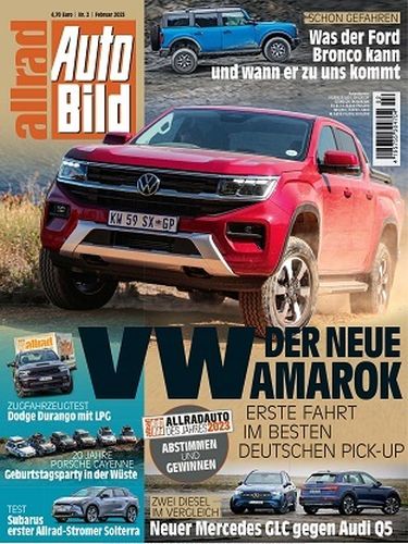 Cover: Auto Bild Allrad Magazin Februar No 02 2023