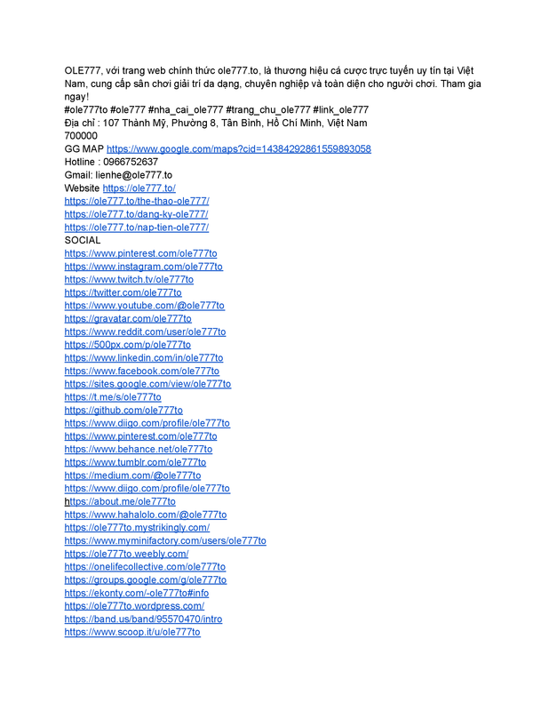 OLE777_ Thương Hiệu Cá Cược Online Uy Tín Tại Việt Nam