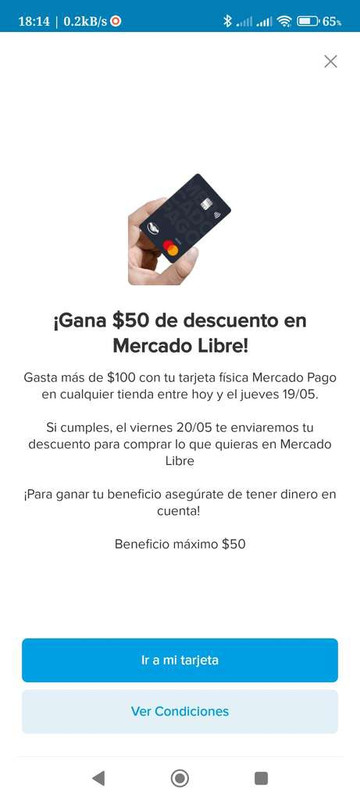 Gasta $100 en Mercado Libre y recibe $50 usando tu tarjeta de Mercado Pago 