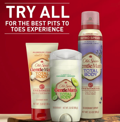 Test and Keep New Old Spice GentleMan’s Blend Deodorants for Free Test and Keep New Old Spice GentleMan’s Blend Deodorants for Free