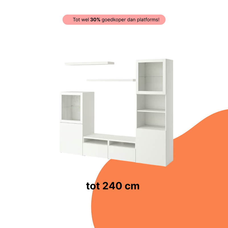 IKEA PAX kast — 1 element, inclusief kastinzet en deuren, professioneel gemonteerd