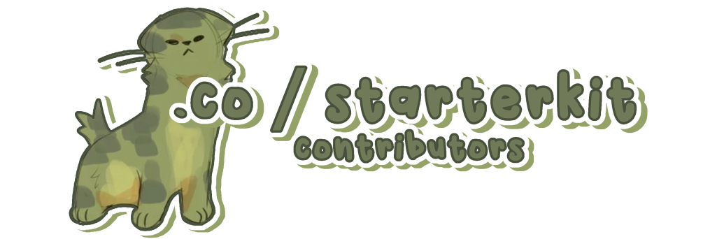 .co/starterkit, contributors. ac: @diadraws