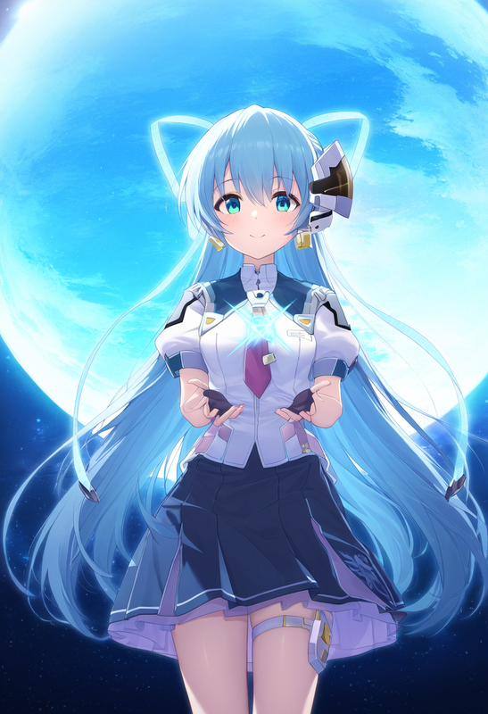 1girl, {{{school uniform}}}, {{{straight hair}}}, Hoshino Yumemi (planetarian),  s-1672488064