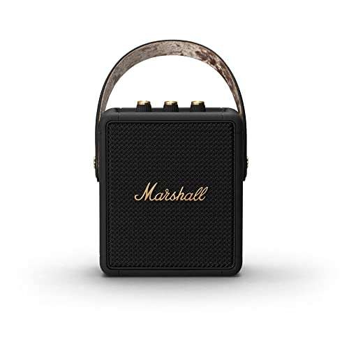 Amazon: Marshall Bocina Stockwell II Bluetooth - Negro y Latón 