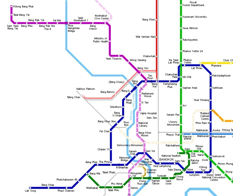 MRT map