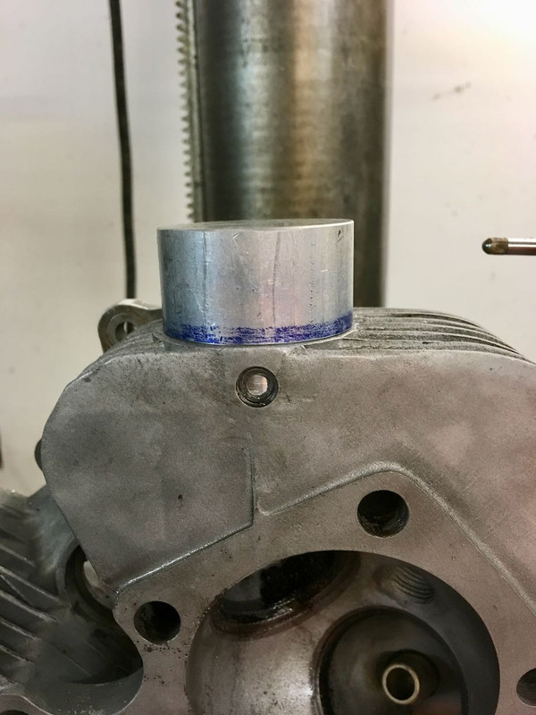 T100 exhaust port adapter go-nogo