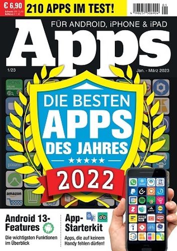 Cover: Apps Magazin als digitale Magazine Januar-M&auml;rz 2023