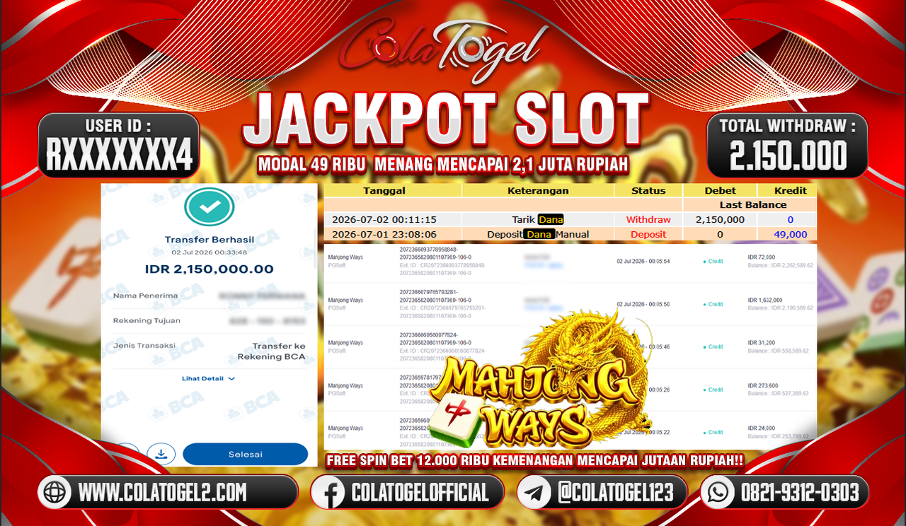 JACKPOT SLOT GACOR!!