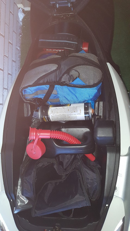 ruimte onder zadel inhoud