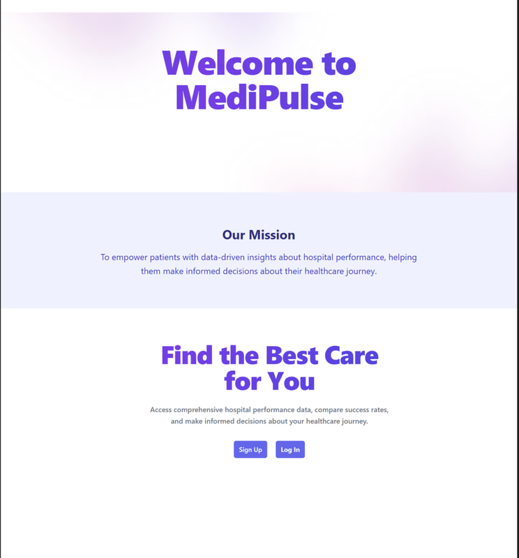 Welcome Page