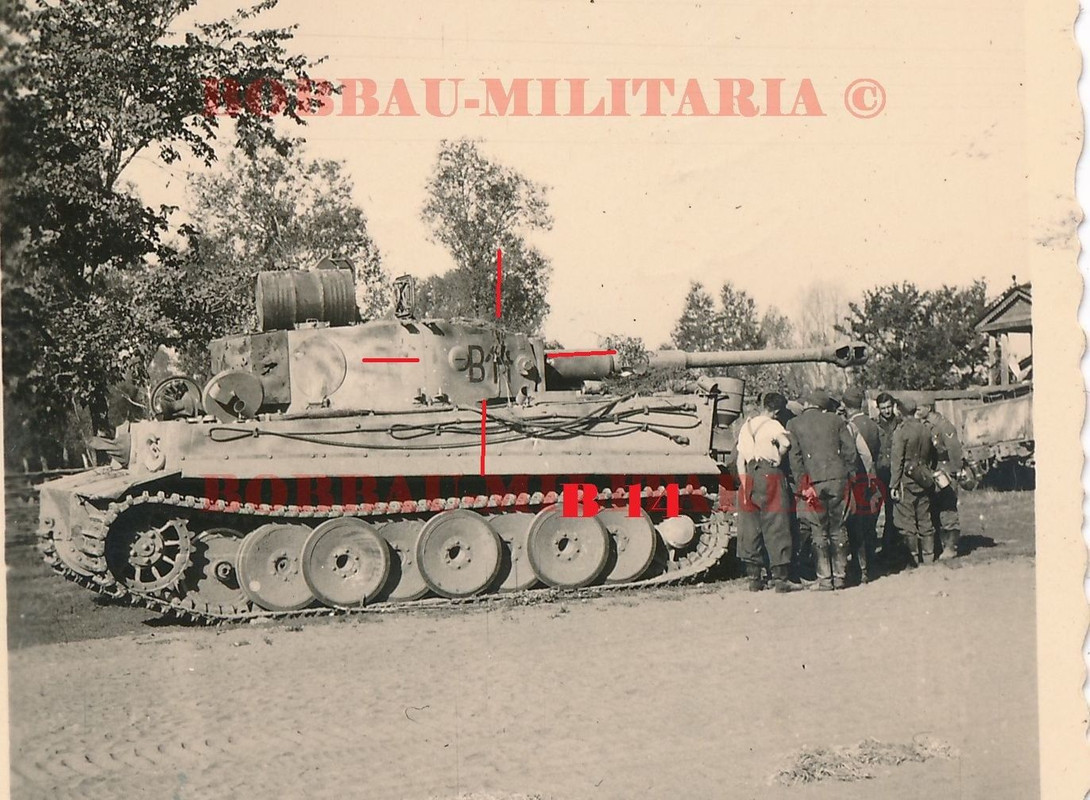 Panzer-Reg.Großdeutschland GD Panzerkampfwagen VI TIGER Turm-Num
