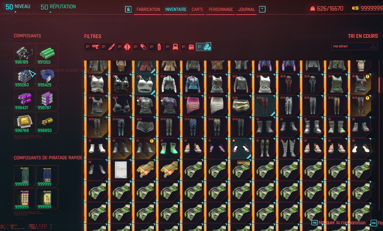 Save file with everything max at cyberpunk 2077 nexus mods and community