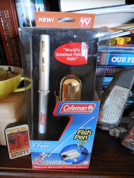 coleman deluxe portable pocket fishing rod reel pen Coleman Fishing Rod & Reel