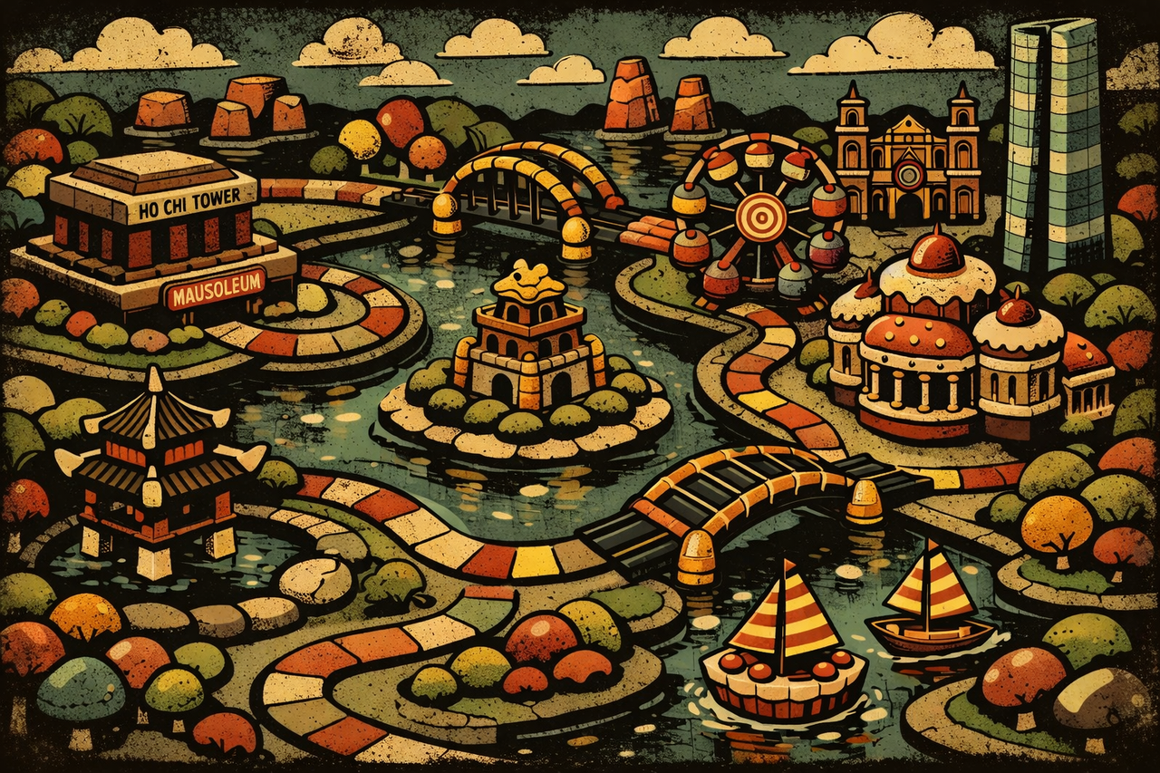 Phong cách khảm Low Poly