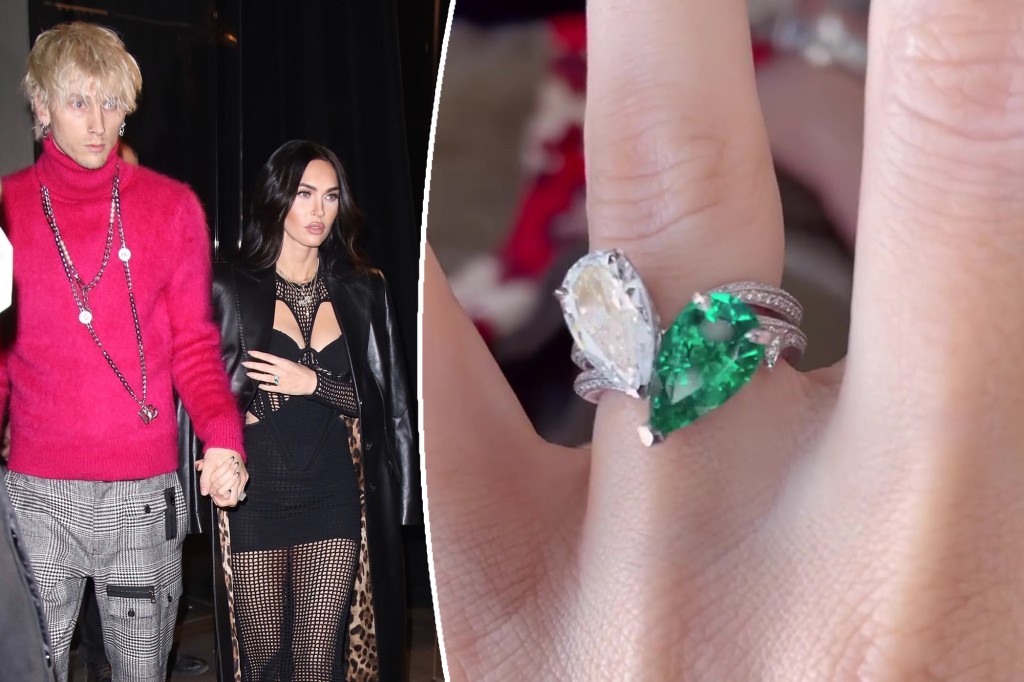 Anillo de compromiso de Megan Fox tiene espinas para que duela si quiere sacarlo