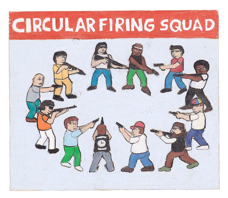 Circular-Firing-Squad-2011-35x40-cm-pastel-stick-on-wood2.jpg