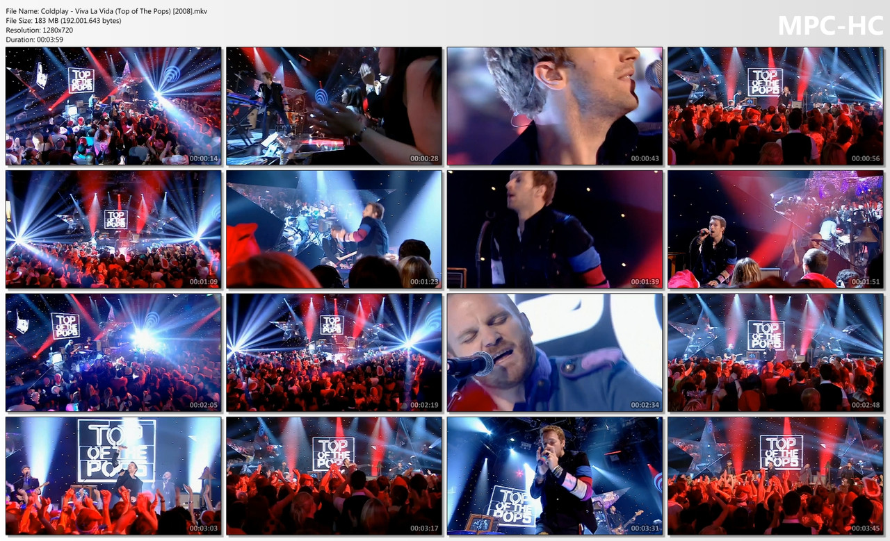 Coldplay - Viva La Vida (Audio Arquivo) (Top of The Pops) [25.12.2008].mp4