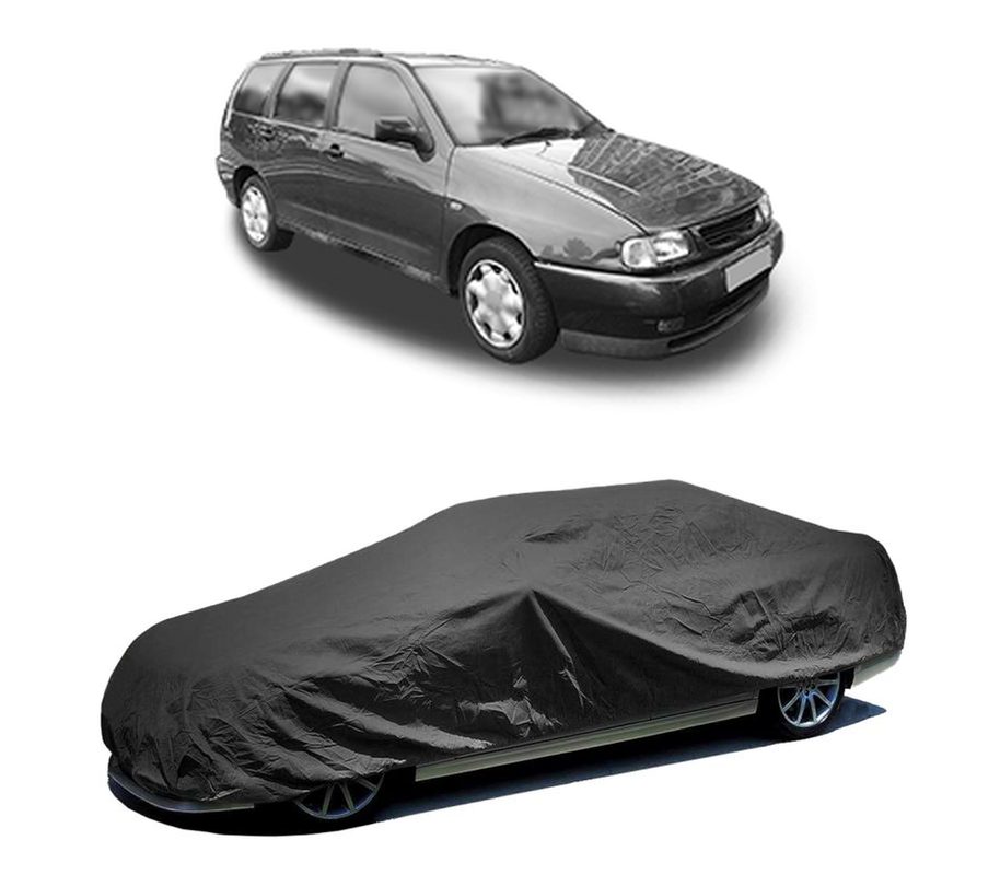 Husa tip prelata auto pentru SEAT CORDOBA VARIO Estate Van (6K5) 2000 - 2002,culoare negru, material textil impermeabil, rezistanta la intemperii praf UV, CARPASSION Husa Protectie
