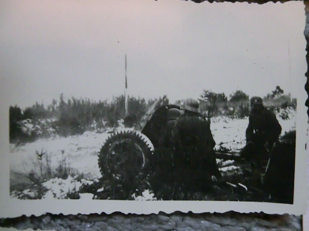 Foto Flak - Pak - Geschütze in Polen u.Rußland an der Front3