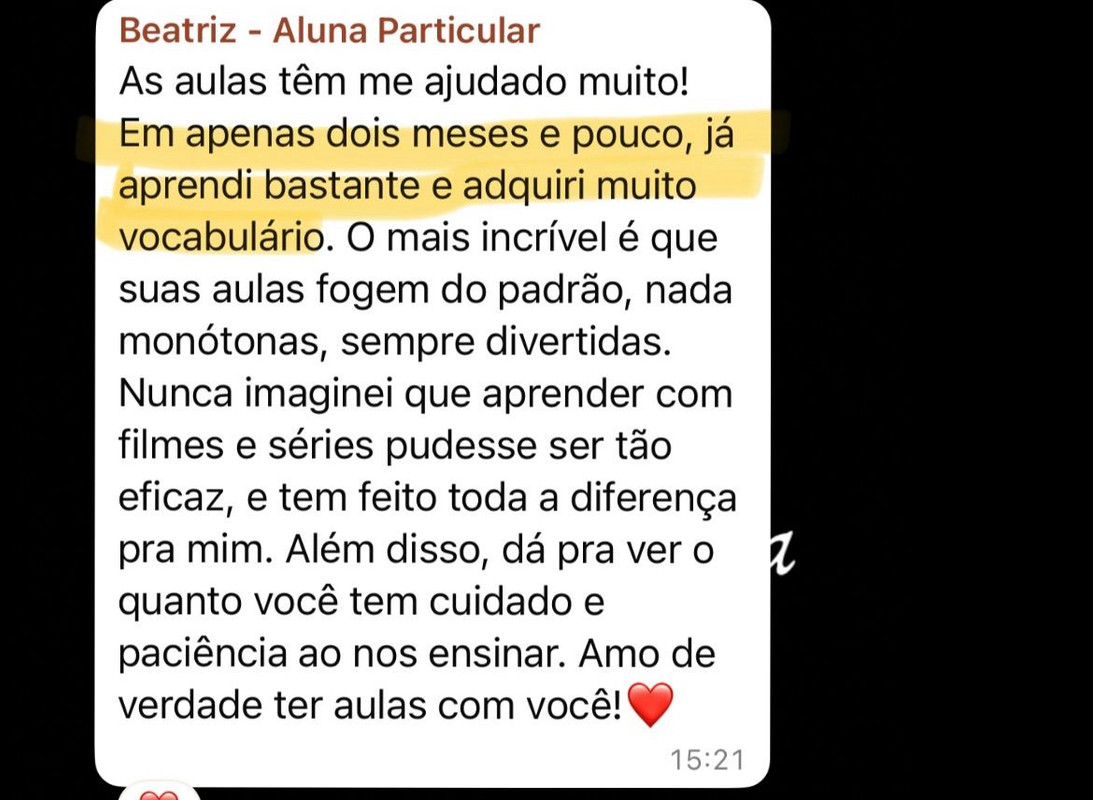 Depoimento Beatriz