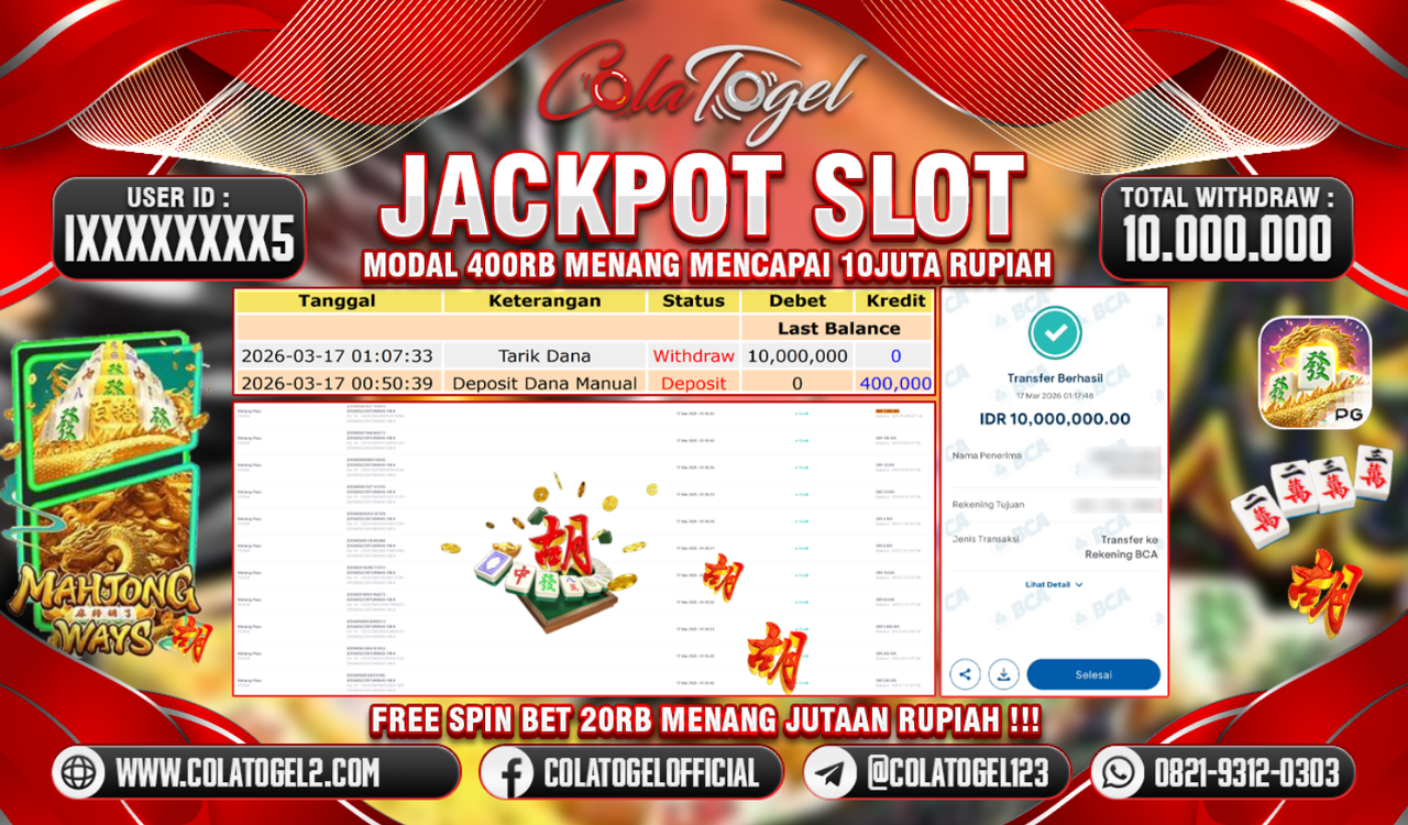 JACKPOT SLOT GACORR!!