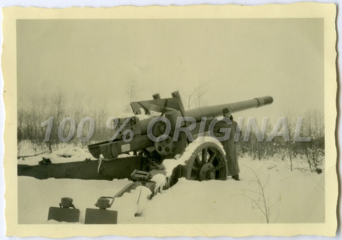 Witebsk Wizebsk Russland 1941 ~ Pioniere Winter russische Beute Geschütz  3 (2)