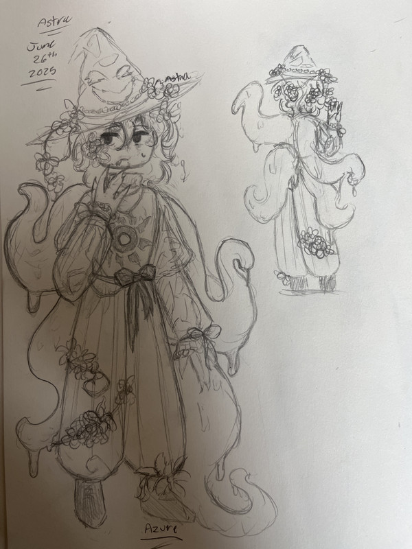 Azure’s outfit design!