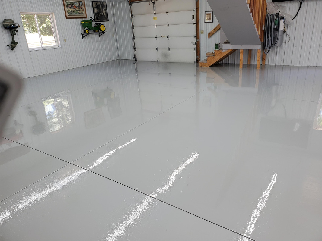 Garage floor coating